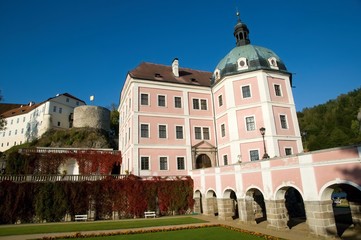 Fototapeta na wymiar Castle Bečov nad Teplou in western Bohemia, Czech republic