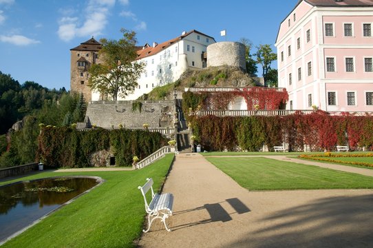 Castle Bečov nad Teplou in western Bohemia, Czech republic