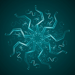 Circuit board background