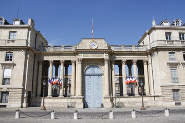 Obraz premium Entrée de l'Assemblée Nationale, Palais Bourbon à Paris
