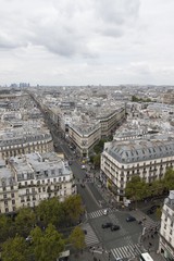 Fototapeta premium Panorama de Paris, vue depuis la Tour Saint Jacques