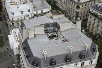 Fototapeta premium Toit d'immeuble à Paris