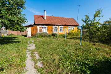 typical village house in the countryside