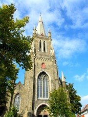 Fototapeta na wymiar Church of Saint Magdalene, Bruges, Belgium