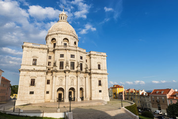Fototapeta na wymiar The Santa Engracia Church or National Pantheon in Lisbon, Portugal