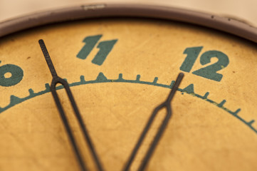vintage alarm clock close-up