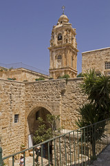 Fototapeta na wymiar Monastery of the Holy Cross in Jerusalem,Israel