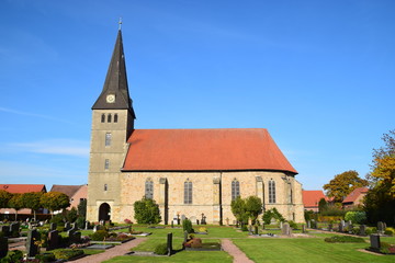 Fototapeta na wymiar Elisabethkirche Sachsenhagen