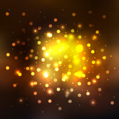 Blurred background with sparkles
