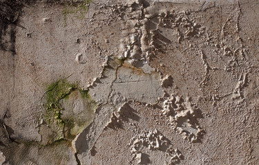 Textured street wall