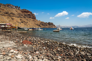 Coastline of Tirasia island, Greece