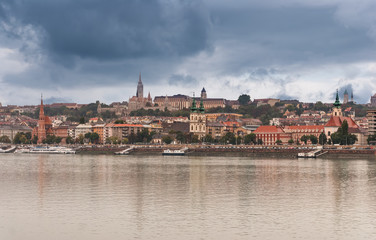 Fototapeta na wymiar View Buda side of Budapest