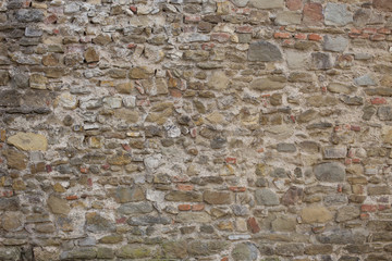 Textured street wall