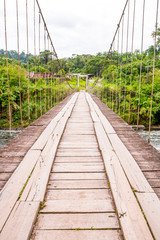 Fototapeta premium Simple Wooden Bridge
