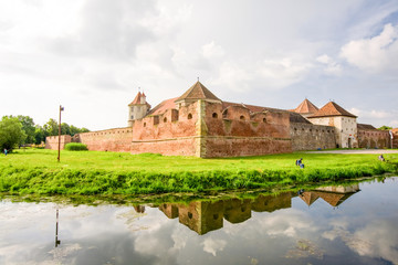 Fototapeta na wymiar Fagaras Fortress In Romania