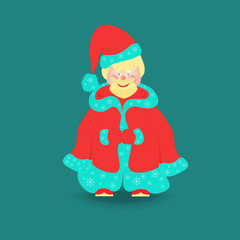 Little Santa Claus Isolated