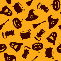 Seamless halloween background
