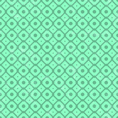 Pattern in retro style on green background