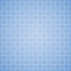 Fototapeta na wymiar Seamless geometric pattern on blue background