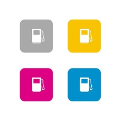 Icono gasolinera mod2 colores cuadro