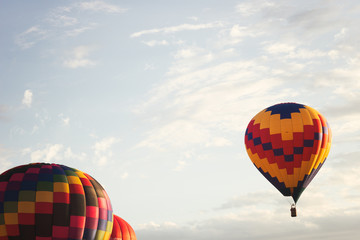 Fototapeta premium Colorful hot air balloons