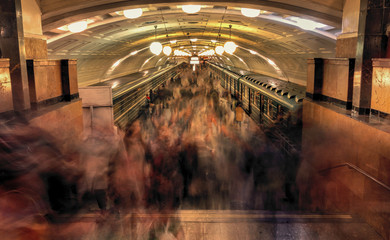 Moscow subway.