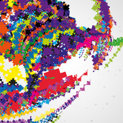 Futuristic abstract illustration