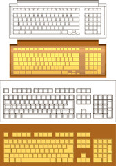 gold keyboard