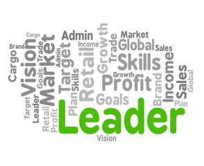 Leader Word Represents Wordclouds Control And Management