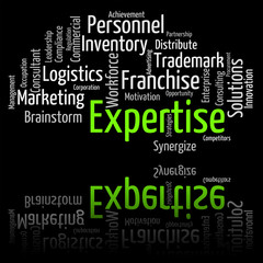 Expertise Word Shows Educated Proficiency And Wordclouds