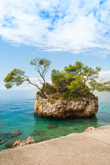 Famous rock in Brela