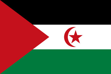 Flag of Sahrawi Arab Democratic Republic