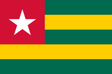 Flag of Togo - obrazy, fototapety, plakaty