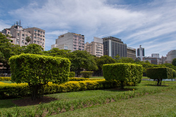 Paris Square and Park in Rio de Janeiro City