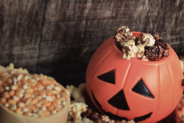 popcorn with seed halloween