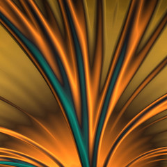 Abstract Painterly Burst Background