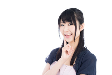 Fototapeta premium ドレスを着た女性