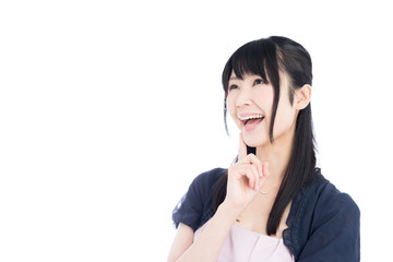 ドレスを着た女性