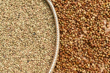 Coffee beans for backgrounds or textures
