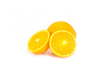 Orange isolated on white.