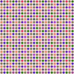 Seamless geometric pattern of colored diamonds.