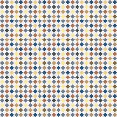 Seamless geometric pattern of colored diamonds.