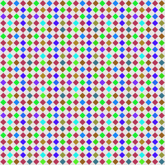 Seamless geometric pattern of colored diamonds.