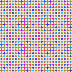 Seamless geometric pattern of colored diamonds.