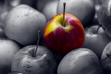 Apple made a black and white background.