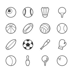 Set of sport icons