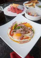 Fried eggs