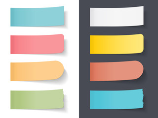Obraz premium Colored Sticky Papers