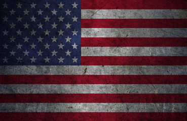 Fototapeta premium Grunge USA Flag