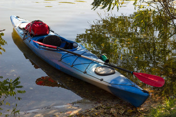 Kayak in open water.